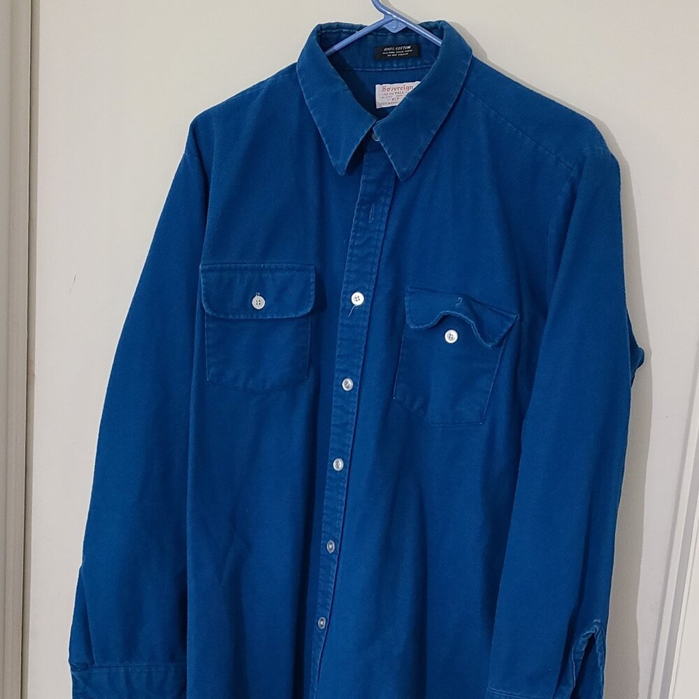 Vintage Sovereign Thick Flannel Shirt Men's Shirt XLT